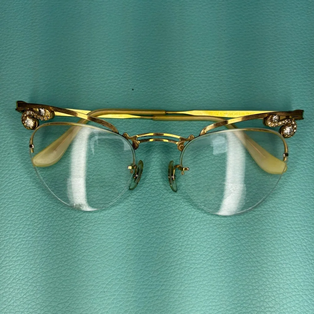 Bausch‎ & Lomb B&L Vintage Spirelle 12K Gold Eye Glasses